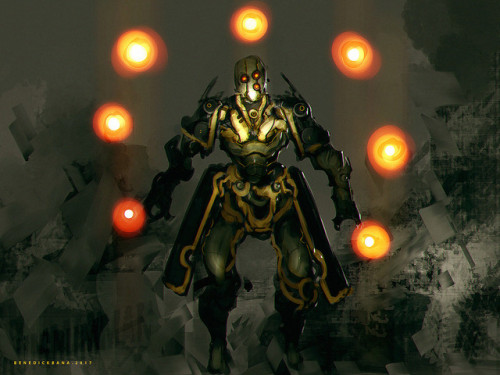 cyberclays:   Luminous Gear  - by  Benedick Bana  
