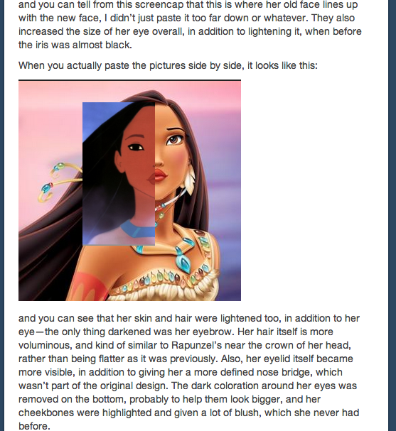 shooting4myownhand:  assholedisney:  Made rebloggable by request!  Pocahontas and
