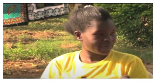 Busia pupil Joy Nabwire's mother.