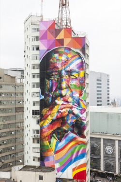lohrien:  Large Scale Mural by Eduardo Kobra