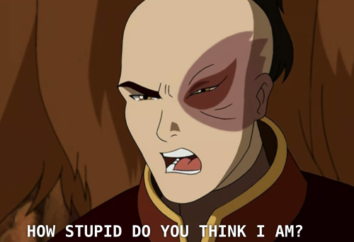comradekatara:i like how sokka not only calls zuko stupid to his face, but apparently also goes arou