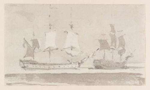 Shipping in the Thames or Medway. Verso: Sketch of Shipping, John Constable, 1803, TatePurchased as 