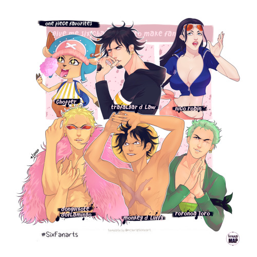 SixFanart featuring One Piece charactersTumblr   ●  Instagram   ●  Twitter   ●  Furaffinity   ●  Dev