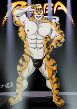 bananafuzzy:  My entry to Kuroma’s Kemobuilder Festival. Featuring here is Tag, the tiger. :3 