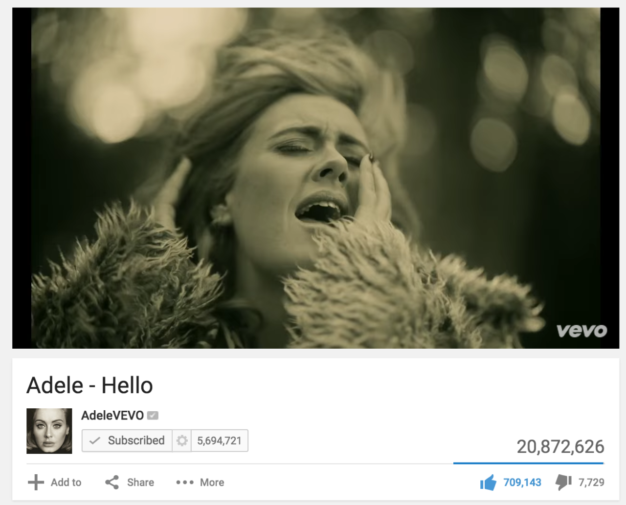 surprisebitch:  Adele shatters the VEVO record made by Taylor Swift’s “Bad Blood”