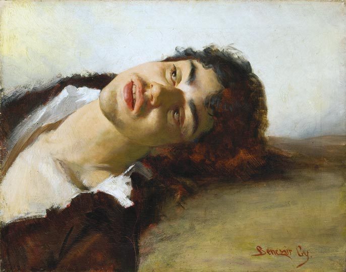 Gyula Benczúr (1844–1920), Fiatal fiú (Young Man)