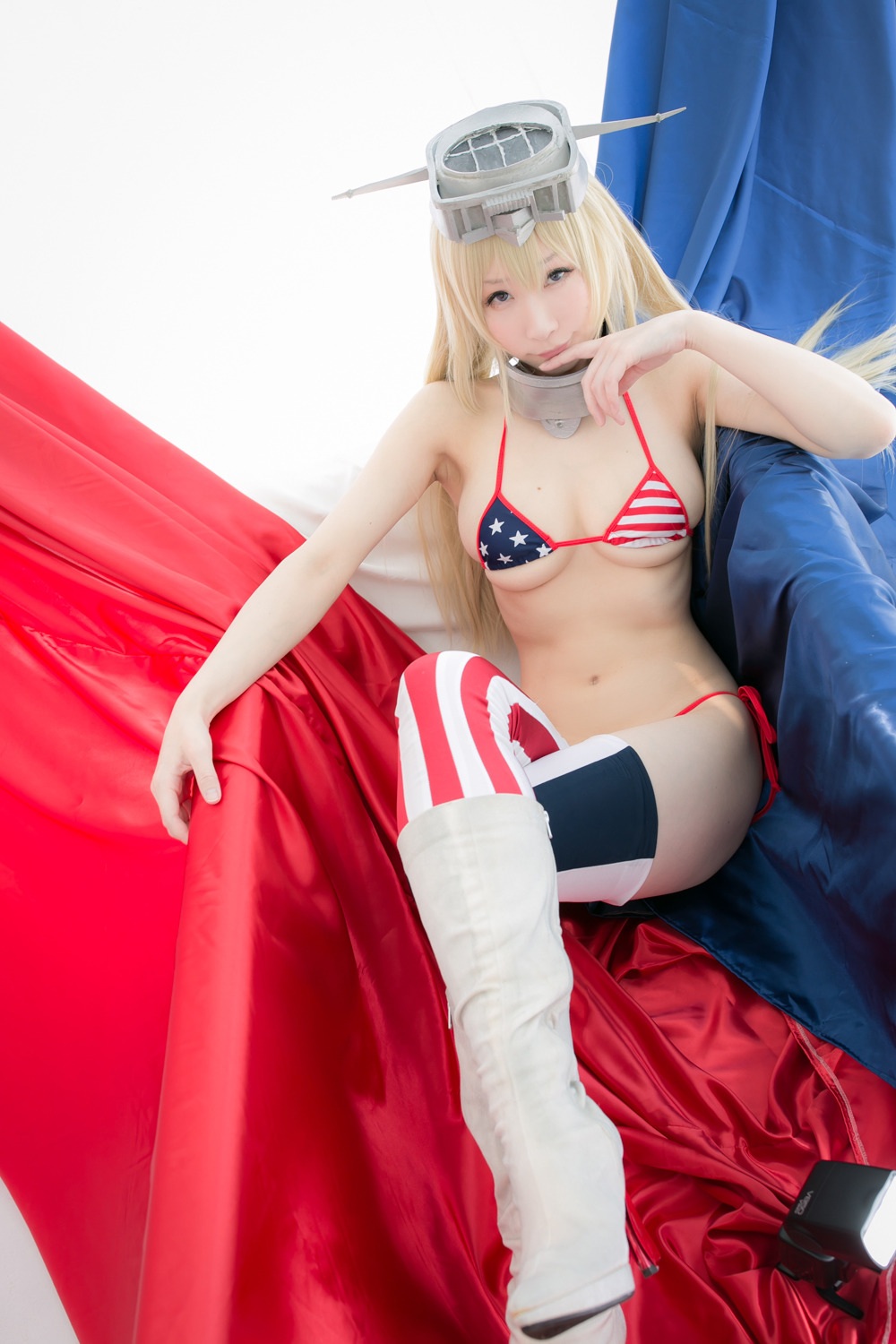 cosplayjapanesegirlsblog:  Kantai Collectio - IOWA (Swimsuit) [mysuite] (Atsuki)