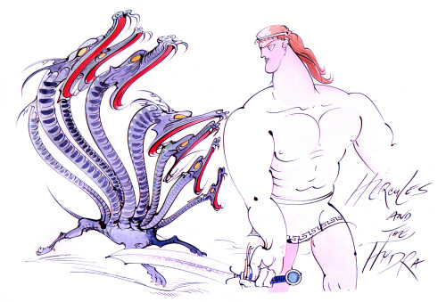 disneyconceptsandstuff:Character Designs from Hercules by Gerald Scarfe