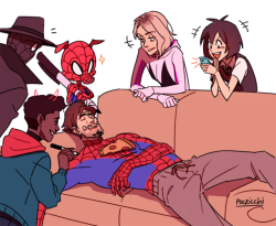 pockicchi:  spideyfam shenaniganstwitter | ig