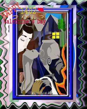 <p>Check out this great piece of art on Saatchi Online. <a href="http://www.saatchionline.com/art/Digital-Painting-Happy-Valentine-s-Day-A-Kiss/268230/1529325/view">Happy Valentine’s Day : A Kiss by Boi K’ Boi</a></p>