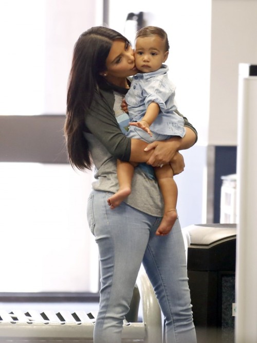Kim and North catching a flight at the Burbank airport 9/8/14