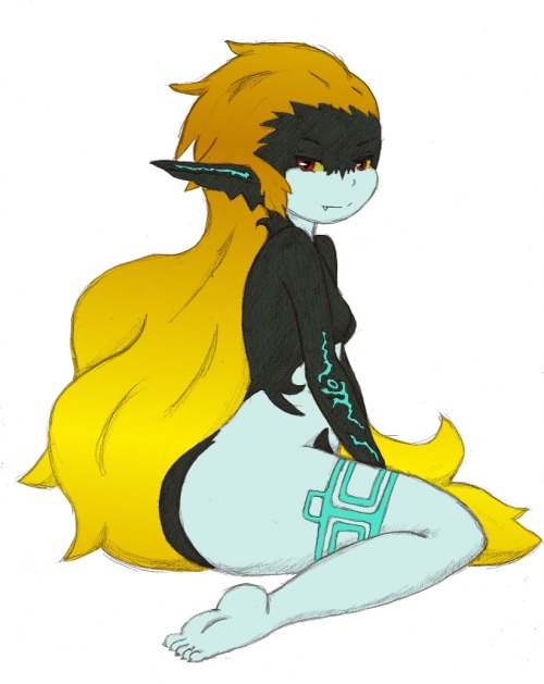 Two Midna pics by the same artist I thought to post together. Art by LvlZero Colours by me