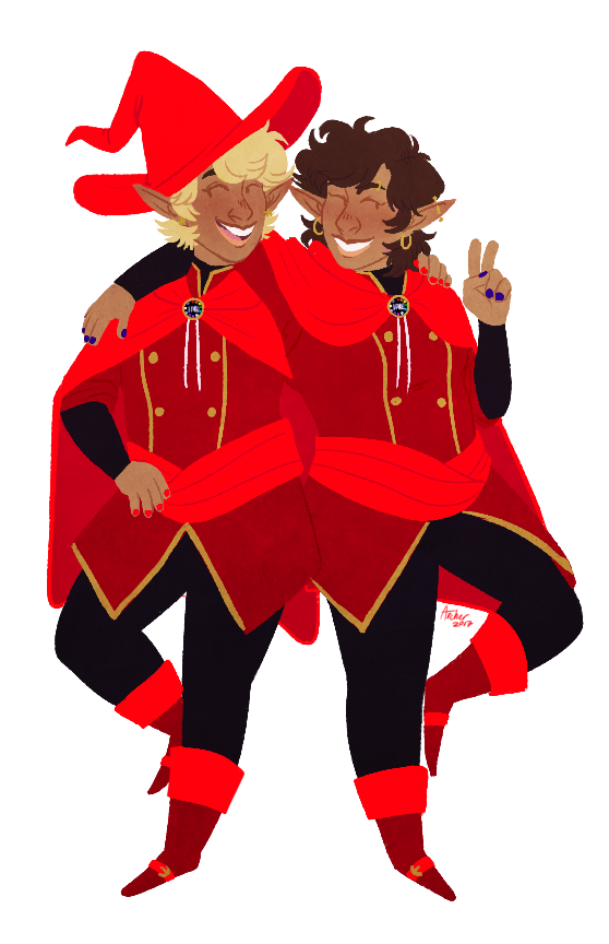 pickmans: newest episode reminded me i needed to get some taako + lup art done, bc