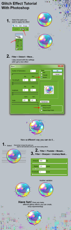 brutusalad:Glitch Effect Tutorial by =Kawiku