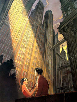 mattfractionblog:rabald:Les Cités Obscures by François Schuiten  One note I tend to give almost universally when looking at portfolios (which I try to avoid doing up but sometimes people don’t take no thanks for an answer) is that figure work is