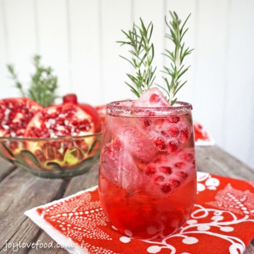 Caribbean New Year Tip:  Sparkling Pomegranate Punch “This bright, festive and fun cocktail is the p