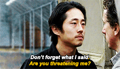 thewalkinggifs:Nicholas. Don’t talk, just listen. Those four people you lost on
