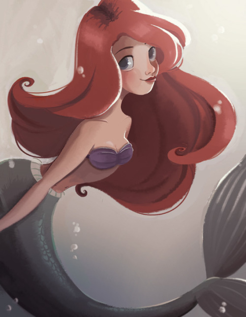 princessesfanarts:Ariel by lyoshasvetlana