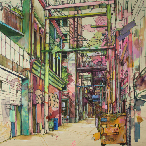 crossconnectmag:  Paintings by Jon Shaw Jon Shaw is an artist based in Vancouver,