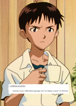 Shinji, get in the fucking textbot