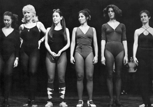 June 1975: Women auditioning for “A Chorus Line,” the musical by Michael Bennett, which is, as The T