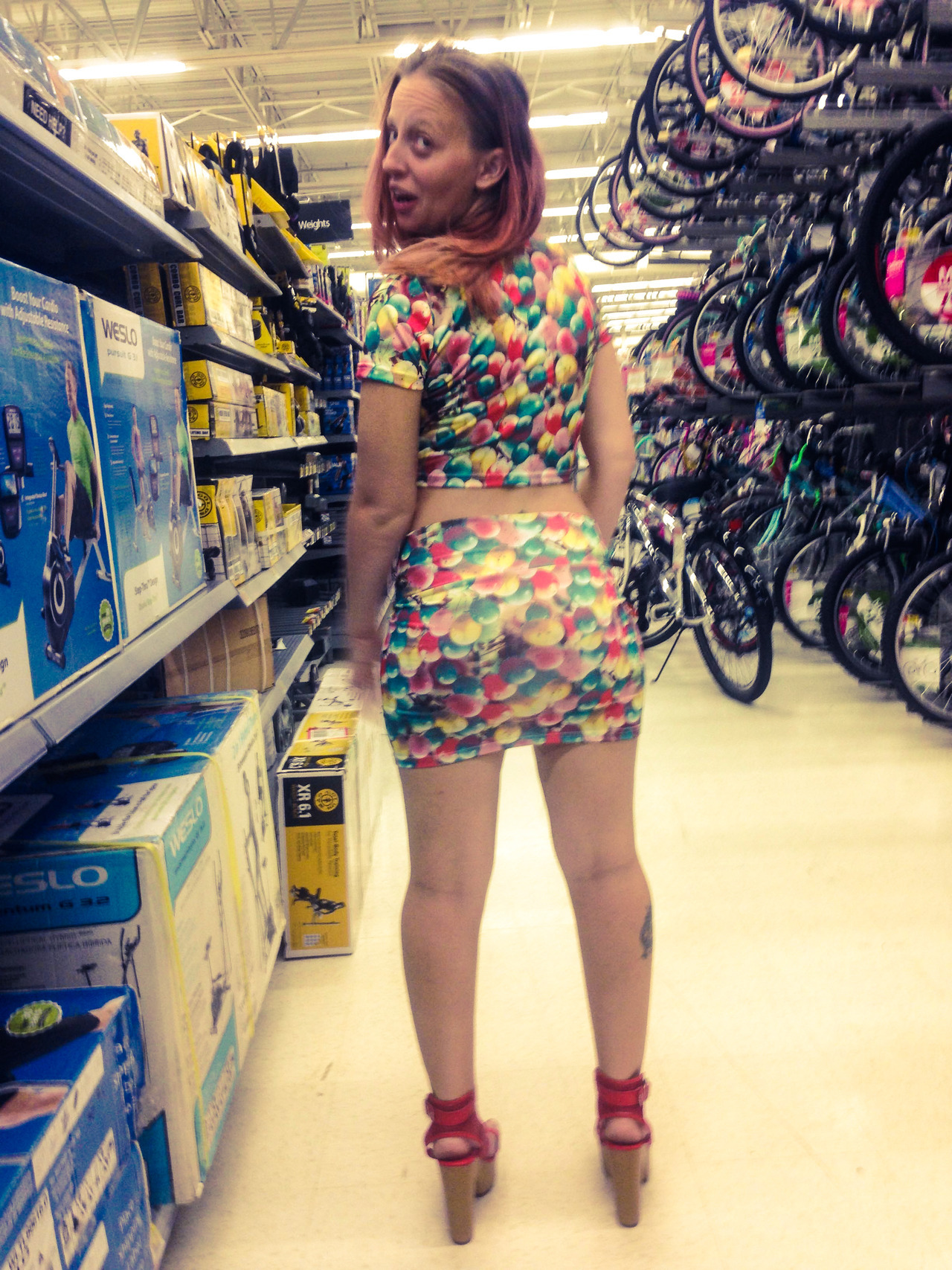 thehotwife-angelskye10:  comment what you think was going through the minds of shoppers