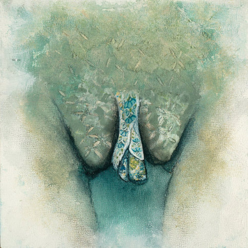 veritablyverde:“Painting vulvae, focusing on details of women’s bodies, even the parts t