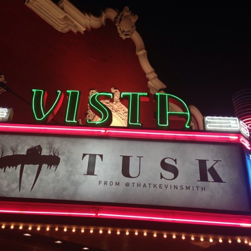 Flick Geeks had the pleasure to attend the LA premier of Tusk also introduced by the smodfather hims