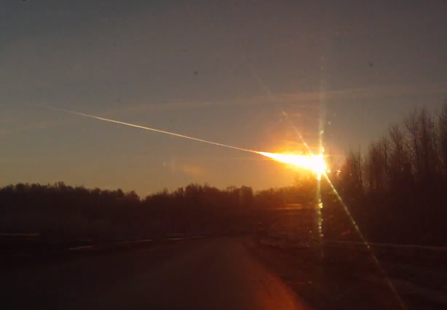 digitalbones:  A huge meteor just crashed in Russia; 400 injuries reported.