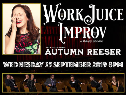 LOS ANGELES: Tomorrow night! WorkJuice Improv celebrates WorkJuice Wednesday with our pal Autumn Ree