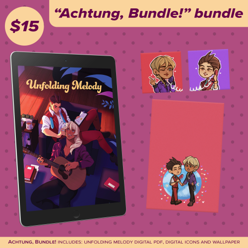 unfoldingmelodyzine:Pre-orders for Unfolding Melody are NOW OPEN!  Full of flirty Klavier, exas