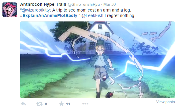 64thyume:  Some of the best FMA #ExplainAnAnimePlotBadly tags 