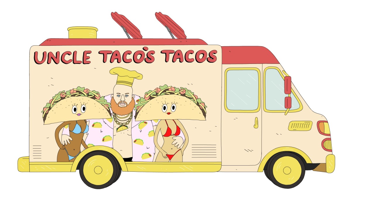 foreversean:  Here are all the food truck logos I made for the new Lucas Bros. Moving