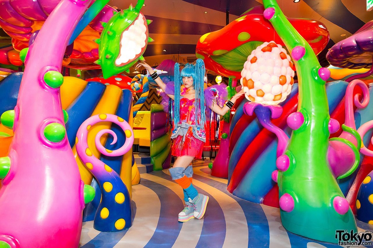 tokyo-fashion:  Kawaii Monster Cafe - designed by Sebastian Masuda (Kyary Pamyu Pamyu,