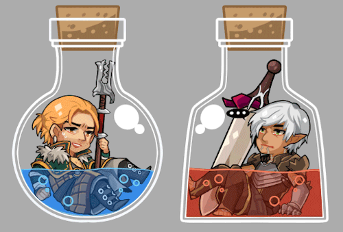 beerdrops: beerdrops: Bottled (selected) Kirkwall Gang + Dog Available as acrylic charms, Preorder t