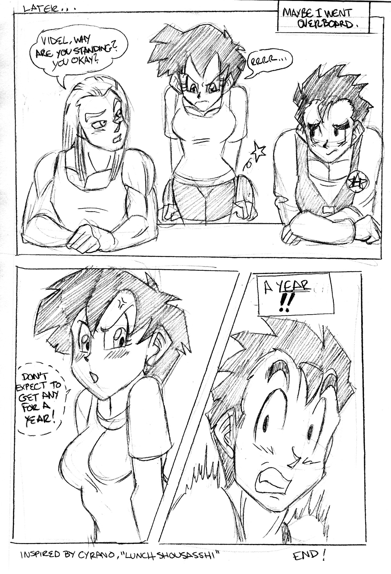 Surprise! Here’s a short GohaxVidel comic! Last night I wanted to challenge myself