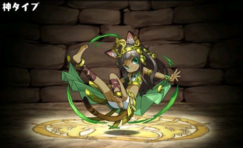 arashikurobara:   Puzzle & Dragons Appreciation Post - Egyptian Gods (Flame Deity, Falcon) Horus (Water Deity, Holy) Isis (Love Deity, Feline) Bastet (Sun Deity) Ra (Hell Deity, Jackal) Anubis  Ultimate evolutions for the cycle here! Hey look I’m