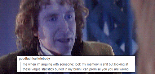prydon:Eighth Doctor + Tumblr text posts