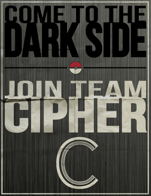 prophet-0f-fluff:puff-to-tuff:All the Pokemon Evil Team Recruitment Posters. Now with Team Flare. En
