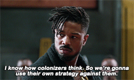 itstevebucky:Michael B. Jordan as Erik Killmonger in Black Panther (2018)