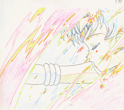moonanimate:as-warm-as-choco:Sailor Moon ( 美少女戦士セーラームーン ) Animated Key-Frames of Sailor Mercury’s, V