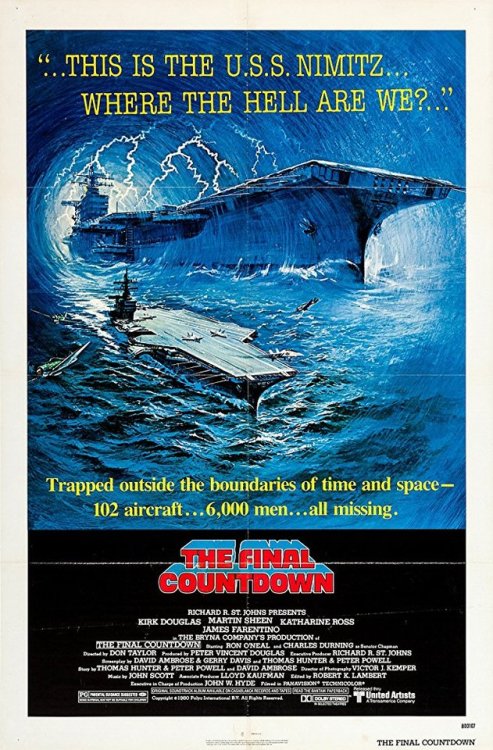 The Final Countdown (1980)A modern aircraft carrier is thrown back in time to 1941 near Hawaii, just