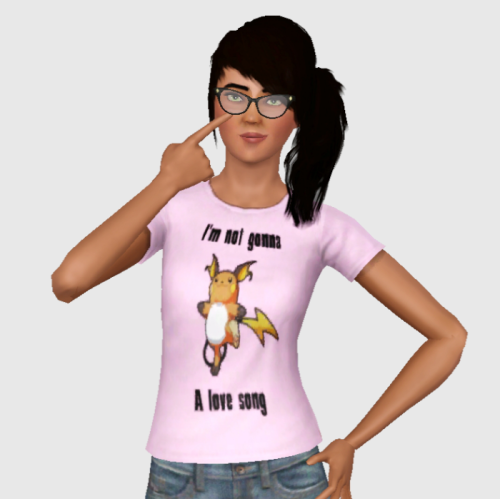 newwheelchair:sunsetsorbet: I’ve been wanting to make some CC nerd girl shirts for my friend Hayley 