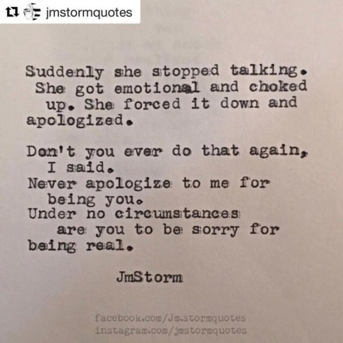 #Repost @jmstormquotes (@get_repost) ・・・ Don’t apologize for being real. In My Head is available th