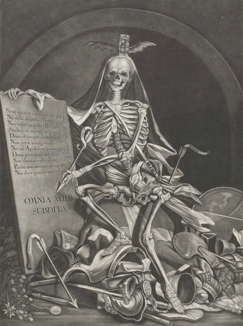 speciesbarocus: Johann Jacob Ridinger (after Johann Elias Ridinger) - The Rule Of Death (c. 1760). T