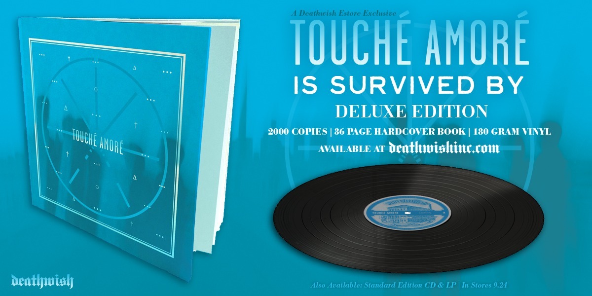 The brand new LP from Touche Amore is now up for pre-order through Deathwish Inc. We are handling pre-orders for Europe, including for the deluxe edition (we are one of the two exclusive european retailers where you’ll be able to find it).
The deluxe...