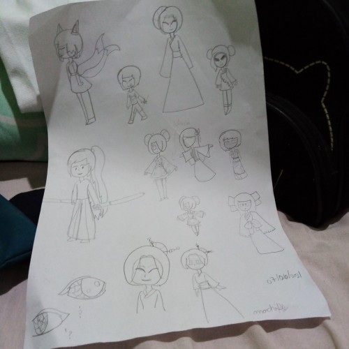 He Tratado De Dibujar Algunos Nuevos Personajes Que Sern Parte De La Historia, As Que Aqu Unos Bocetos