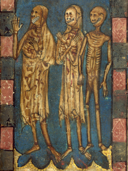the Three DeadBible, England ca. 1260Baltimore, Walters Art Museum, W.51, fol. 2r