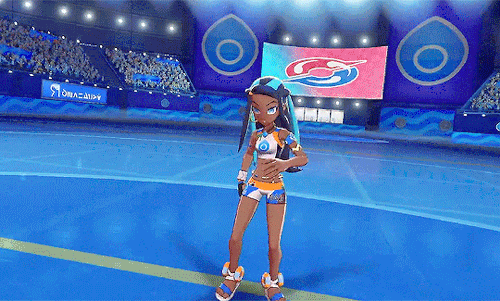 pettydavis: captainpoe: The Raging Wave, The Master of Water Types, Nessa! now THIS is what we call 