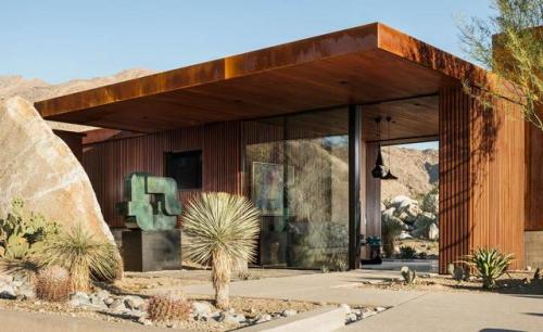 Desert Palisades Guard House by Studio AR & D Architects, Palm Springs, USA 2016-17. Photography